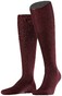 Falke No. 6 Finest Merino and Silk Kniekous Kniekousen Barolo