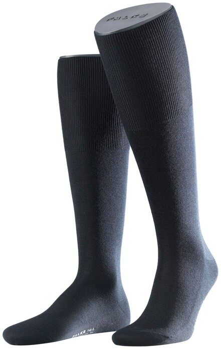 Falke No. 6 Finest Merino and Silk Kniekous Kniekousen Navy