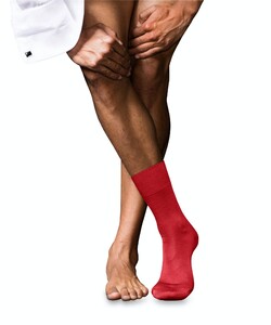 Falke No. 6 Socks Finest Merino and Silk Cardinal