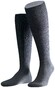 Falke No. 7 Finest Merino Kniekousen Kniekousen Antraciet