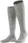 Falke No. 7 Finest Merino Kniekousen Kniekousen Licht Grijs Melange
