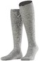 Falke No. 7 Finest Merino Kniekousen Licht Grijs Melange