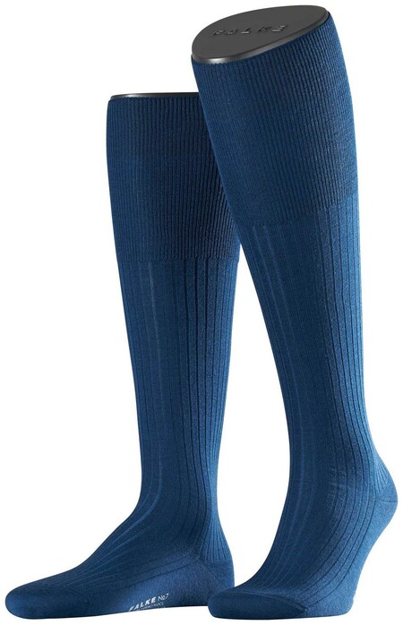 Falke No. 7 Finest Merino Kniekousen Royal Blue