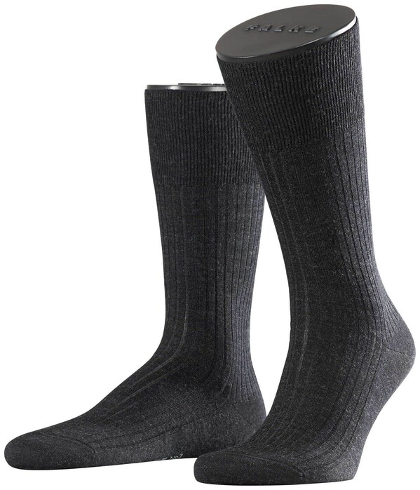 Falke No. 7 Socks Finest Merino Sokken Antraciet