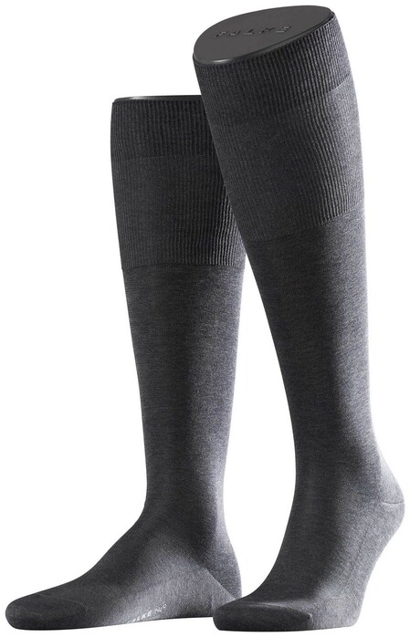 Falke No. 9 Egyptian Karnak Cotton Kniekous Kniekousen Antraciet Melange