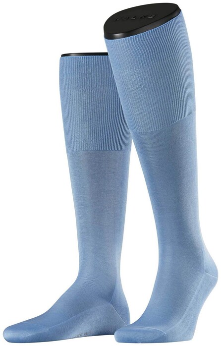 Falke No. 9 Egyptian Karnak Cotton Kniekous Kniekousen Blauw