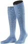 Falke No. 9 Egyptian Karnak Cotton Kniekous Kniekousen Blauw