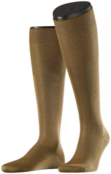 Falke No. 9 Egyptian Karnak Cotton Kniekous Kniekousen Donker Khaki