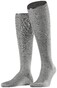 Falke No. 9 Egyptian Karnak Cotton Kniekous Kniekousen Grijs