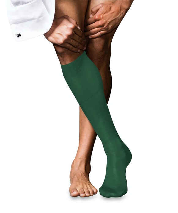 Falke No. 9 Egyptian Karnak Cotton Kniekous Kniekousen Hunter Green