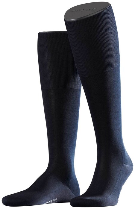 Falke No. 9 Egyptian Karnak Cotton Kniekous Kniekousen Navy