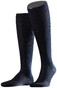 Falke No. 9 Egyptian Karnak Cotton Kniekous Kniekousen Navy