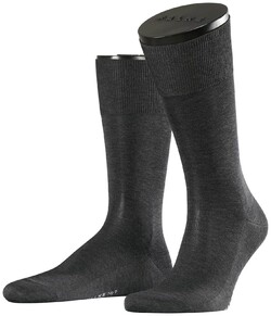 Falke No. 9 Socks Egyptian Karnak Cotton Anthracite Melange