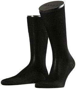 Falke No. 9 Socks Egyptian Karnak Cotton Black