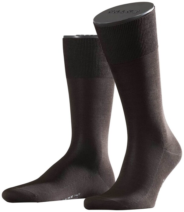 Falke No. 9 Socks Egyptian Karnak Cotton Brown