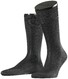 Falke No. 9 Socks Egyptian Karnak Cotton Sokken Antraciet Melange