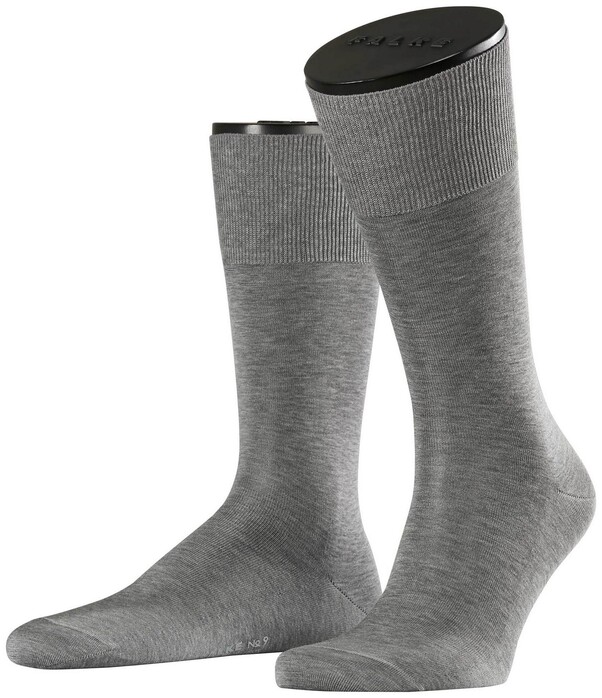 Falke No. 9 Socks Egyptian Karnak Cotton Sokken Grijs