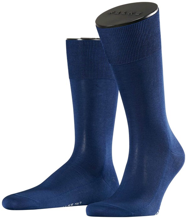 Falke No. 9 Socks Egyptian Karnak Cotton Sokken Royal Blue