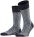 Falke Oxford Stripe Sokken Midnight Navy