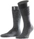 Falke Run Socks Sokken Donker Grijs