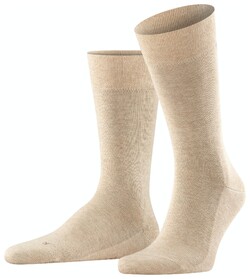 Falke Sensitive London Sokken Licht Zand Melange
