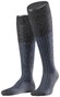 Falke Shadow Kniekousen Antraciet-Blauw