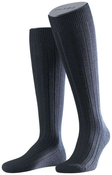 Falke Teppich im Schuh Kniekous Kniekousen Navy