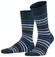 Falke Tinted Stripe Sokken Dark Navy