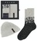 Falke Winter Box Gift Set Socks Light Grey Melange