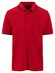 Fynch-Hatton 2-Ply Solid Piqué Tipping Details Polo Cranberry Red