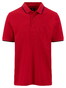 Fynch-Hatton 2-Ply Solid Piqué Tipping Details Polo Cranberry Red