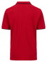 Fynch-Hatton 2-Ply Solid Piqué Tipping Details Polo Cranberry Red