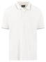 Fynch-Hatton 2-Ply Solid Piqué Tipping Details Polo Wit