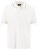 Fynch-Hatton 2-Ply Solid Piqué Tipping Details Poloshirt White