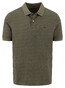 Fynch-Hatton 2-Tone Mercerized Structure Cotton Polo Donker Khaki