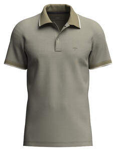 Fynch-Hatton 2-Tone Piqué Fine Details Poloshirt Pistachio