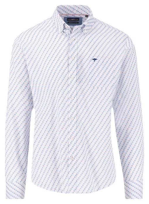 Fynch-Hatton Abstract Combi Pattern Button-Down Overhemd Peony