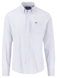 Fynch-Hatton Abstract Combi Pattern Button-Down Shirt Peony