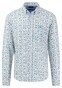 Fynch-Hatton Abstract Floral Pattern Button Down Overhemd Light Khaki