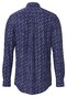 Fynch-Hatton Abstract Graphic Pattern Button-Down Overhemd Misty Blue-Brown