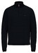 Fynch-Hatton Air Cotton Troyer Zip Pullover Navy