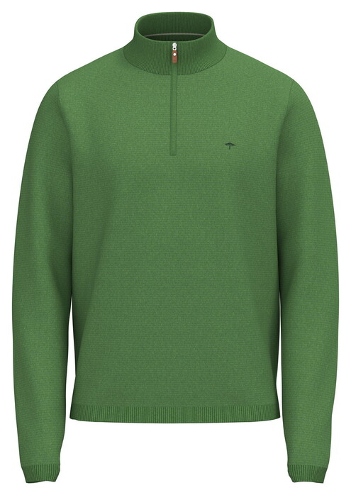 Fynch-Hatton Air Cotton Troyer Zip Trui Avocado
