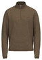 Fynch-Hatton Air Cotton Troyer Zip Trui Elephant Grey