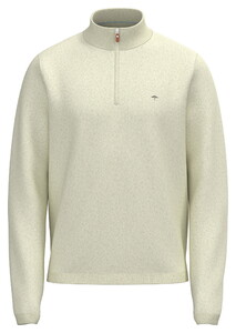 Fynch-Hatton Air Cotton Troyer Zip Trui New Off White