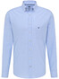 Fynch-Hatton All-Season Oxford Uni Overhemd Licht Blauw