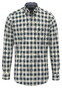 Fynch-Hatton Allover Check Button-Down Overhemd Dark Leaf