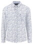 Fynch-Hatton Allover Floral Pattern Superfine Cotton Button-Down Overhemd Horizon