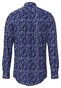 Fynch-Hatton Allover Leaf Pattern Overhemd Misty Blue