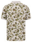 Fynch-Hatton Allover Leaves Floral Pattern Polo Cement-Green