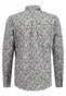 Fynch-Hatton Allover Leaves Patternn Kent Collar Overhemd Deep Forest